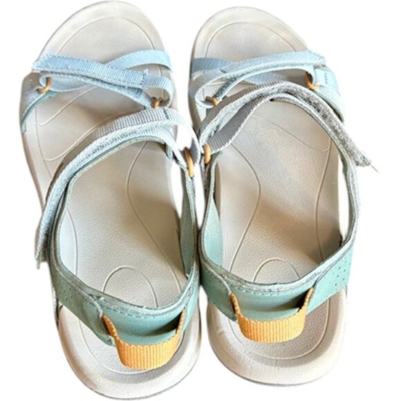 Teva Verra Hiking Sustainable Sandals Spider Traction  - Aqua/Blue/Tan - 9 - Picture 6 of 10